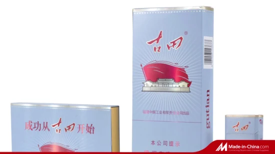 Portasigarette artigianale con carta speciale ideata per China Tobacco